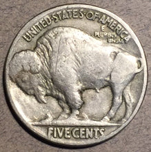 1935 Buffalo Nickel, Grade= F  Error,  Double reverse variety. FS 018, URS10. Breen 2644. 4mm scratch on Bisons shoulder.