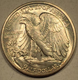 1941 S Walking Half Dollar, Grade= MS62