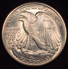 1942 Walking Half Dollar, Grade= MS65