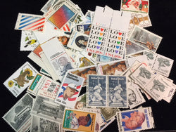 New US Postage Stamps at or below face value 20 Cent singles. 100 stamps