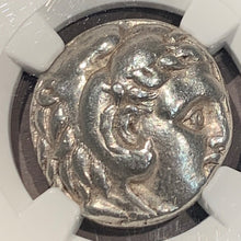 Alexander III, 336-323 BC, silver tetradrachm, Heracles obverse and Zeus reverse