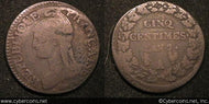 Portugal, 1900, AU, KM546 - 100 reis -some
