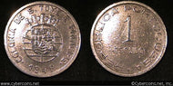 St Thomas & Prince, 1948, Escudo, KM9 - VF