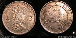 Netherlands East Indies, 1900, 1/10 Gulden