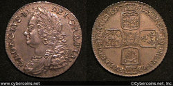 Great Britain, 1758, Shilling, KM583.3 - XF.