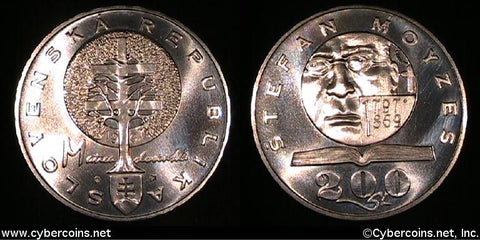 Slovakia, 1997, 200 Koran - KM40 - Proof.