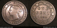 1890H, Canada cent, KM7, F. Darker tone.