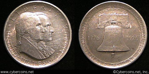 1926  Sesquicentennial of American Independence Comm Half  AU