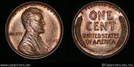 1909 VDB Lincoln Cent, Grade= MS64RB