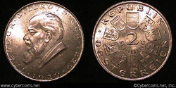 Austria, 1929, UNC, KM2844 - 2 schillings -