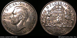 Australia, 1943S, 1 florin, UNC, KM40 - exact