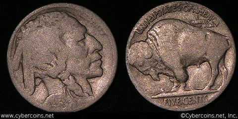 1913-D Var 2 Buffalo Nickel, Grade= VG