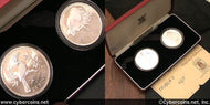 Malaysia, 1976, 2 coin Proof Set issued by the