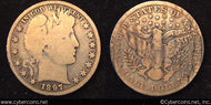 1897 Barber Half Dollar, Grade= VG