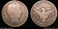1907-S Barber Half Dollar, Grade= G