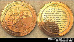 War of 1812 - attack on Fort McHenry .........