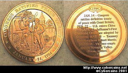 Revolutionary War - Congress ratifies peace .....