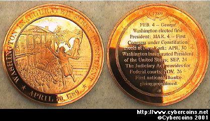 Presidents - George Washington inaugurated ...