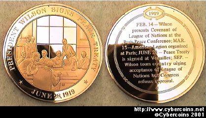 Presidents - Woodrow Wilson signs .........