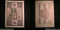 Austrian notgeld, Kassenschein, 10 Heller, UNC.