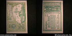Austrian notgeld, Bubendorf, 10 Heller, UNC.