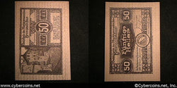 Austrian notgeld, Kremsmunster, 50 Heller, UNC.