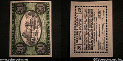 Austrian notgeld, Durnstein, 20 Heller, UNC.