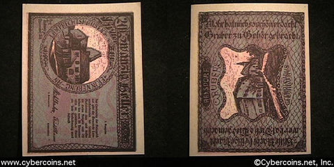Austrian notgeld, Lamprechtshausen, 20 Heller,