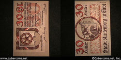 Austrian notgeld, Kattenberg, 30 Heller, UNC.