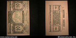 Austrian notgeld, Ferschnitz, 10 Heller, UNC.
