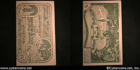 Austrian notgeld, Weistruch, 10 Heller, UNC.