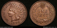 1906 Indian Cent, Grade= MS63B