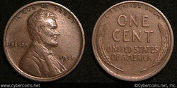 1915 Lincoln Cent, Grade= AU