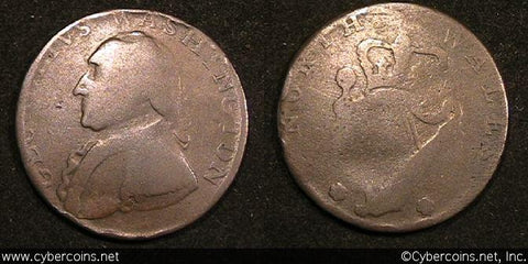 US/North Wales Halfpenny, 1795 - F - several