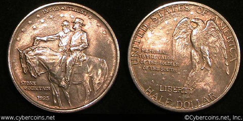 1925  Stone Mountain Comm Half, Grade= MS63