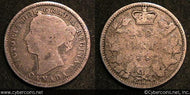 1882H, Canada 10 cent, KM3, G - weak reverse.