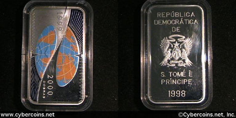 St Thomas & Prince Island, 1998, 2000 Dobras,
