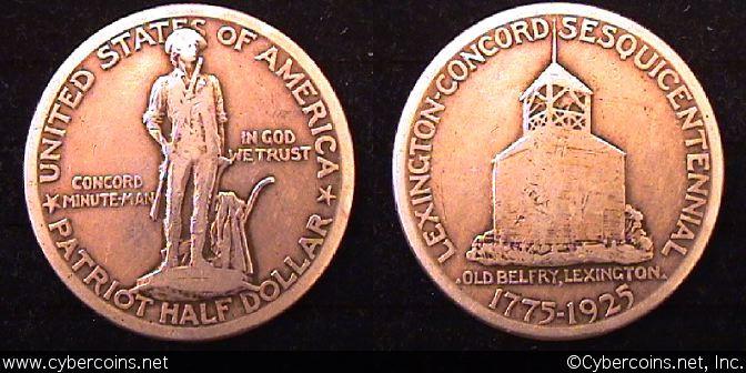 1925  Lexington-Concord Comm Half  VF