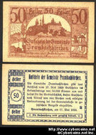 Austrian notgeld, Prambachkirchen, 50 Heller