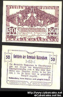 Austrian notgeld, Rutzenham, 50 Heller, UNC