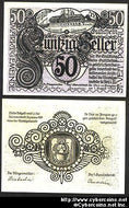 Austrian notgeld, St. Veit, 50 Heller, UNC.