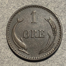 Denmark, 1880CS, 1 Ore, AU, Exact coin imaged.