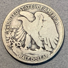 1921 D Walking Liberty Half Dollar, VG