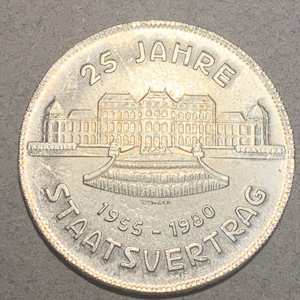 Austria, 1980, 500 schilling, BU