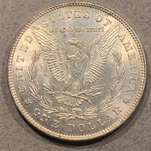 1878  7/8 tail feathers Morgan Dollar, MS62, strong reverse