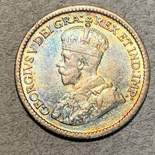 1912, Canada 5 cent, KM22, XF. Cleaned and retoned a dark gray/blue.