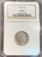 1926-S Buffalo Nickel, NGC VF25