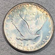 1928-S Standing Quarter, MS65 superb