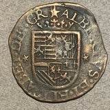 Spanish Netherlands 1611 Brabant, Maastricht mint (star in shield)