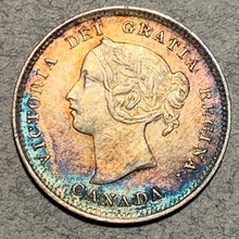 1892, Canada 5 cent Silver, AU